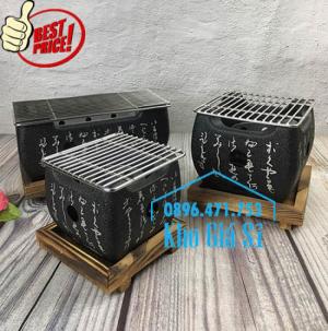 Bếp nướng kiểu Nhật hình tròn - Lò nướng kiểu Nhật Bản hình tròn bằng gang đúc giá tốt tại HCM