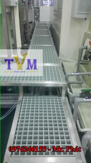 NẮP ĐẬY MƯƠNG THOÁT NƯỚC FRP GRATING KHÔNG GỈ SÉT