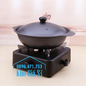 Bếp cồn gang cao cấp hình vuông nấu tiệc - bếp cồn gang phục vụ đám cưới, tiệc nhà hàng tại HCM