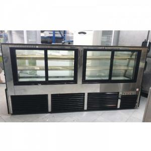 Tủ mát trưng bày bánh kem kính cong Alaska 2 tầng