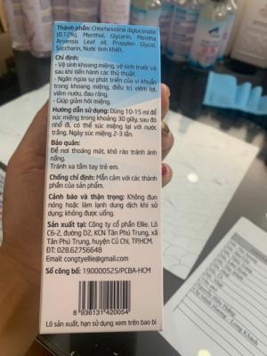 Nước súc họng ngừa Corona