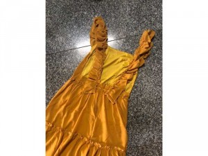 đầm maxi hở lưng tay cánh tiên