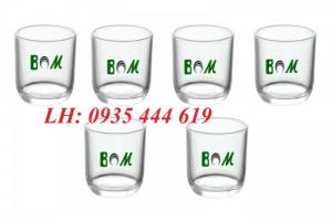 Ly thủy tinh, bộ bình ly thủy tinh các loại in logo tại Huế
