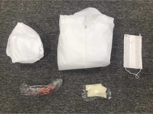 Combo khẩu trang áo y tế / 5 món