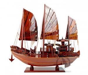 Mô hình Thuyền buồm Hạ Long Rồng - Gỗ Cẩm Lai đẹp - Size 30-40-60cm