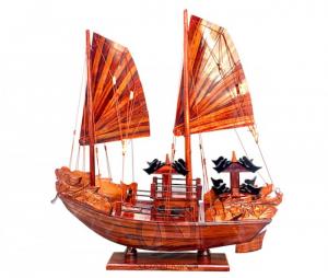 Mô hình Thuyền buồm Hạ Long Rồng - Gỗ Tràm đẹp - Size 40-60-80-100cm