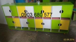 Chuyên bán tủ đựng đồ dùng trẻ em cho trường lớp mầm non