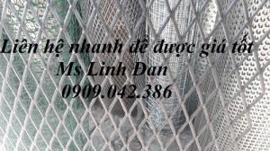 Lưới thép hình thoi, lưới mắt cáo mạ kẽm, lưới dập giãn, lưới hình quả trám