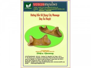 Dụng cụ hổ trợ thay thế ngón tay và bàn tay day ấn huyệt khi chũa bệnh và làm massage cho khách.