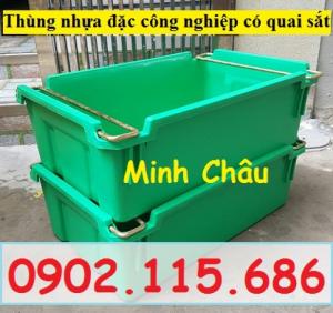 Thùng nhựa công nghiệp, thùng nhựa có quai sắt, thùng đựng bulong ốc vít, hộp nhựa công nghiệp, hộp nhựa có quai sắt, hộp đựng bulong ốc vít,