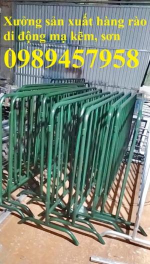Gia công Hàng rào kiểm soát đám đông, hàng rào barie ngăn lối đi