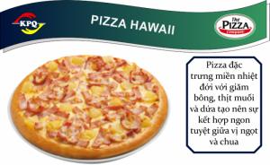 F&B Online - Pizza Hawaiian - Đế đặc biệt viền phô mai xúc xích - Size Lớn