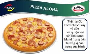 F&B Online - Pizza Aloha - Đế đặc biệt viền siêu phô mai Nổ - Size Lớn