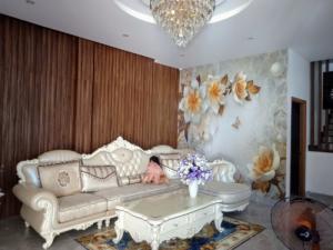 Tranh dán tường phòng khách đẹp