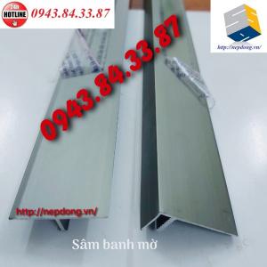 Nẹp T nối sàn gỗ và nẹp F kết thúc sàn gỗ bằng hợp kim nhôm màu sâm banh mờ