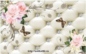 tranh gạch 3d cho phòng khách