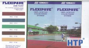 Sơn phủ Tennis Terraco có cát Fle Coating Textured cho sân thể thao chuyên dụng