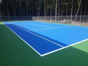 Sơn phủ Tennis Terraco có cát Fle Coating Textured cho sân thể thao chuyên dụng