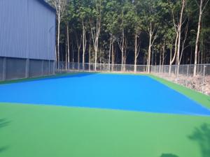 Sơn phủ Tennis Terraco có cát Fle Coating Textured cho sân thể thao chuyên dụng
