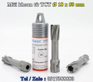 Mũi khoan khoét hơp kim Unifast TCT 18×50 mm