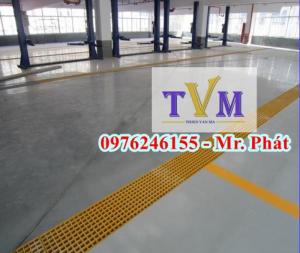 Thi công lắp đặt mương thoát nước frp grating không gỉ sét