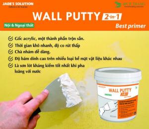 Keo trám trét kiêm sơn hoàn thiện - Wall Putty - Sản phẩm 2 trong 1