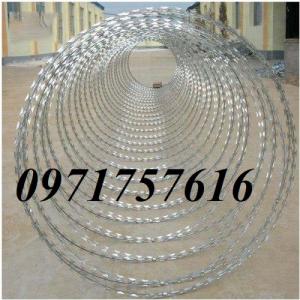 Dây thép gai hình dao mạ kẽm nhúng nóng