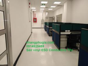 Cung cấp sàn vinyl ESD cho nhà xưởng