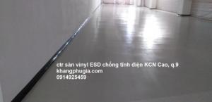 Cung cấp sàn vinyl ESD cho nhà xưởng