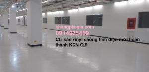 Cung cấp sàn vinyl ESD cho nhà xưởng
