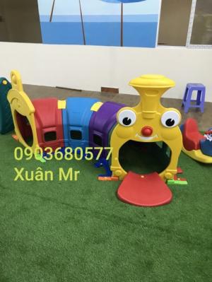 Chuyên bán trò chơi hang chui tàu hỏa dành cho bé mầm non