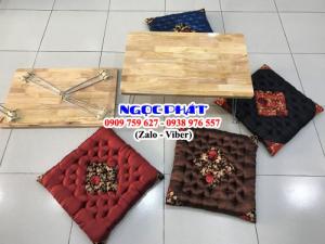 Bàn ngồi bệt. Bàn trà sữa. Bàn ngồi bệt kiểu Nhật. Bàn ngồi bệt Giá Rẻ. Bàn Ghế - Nệm Ngồi Ngọc Phát