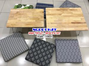 Bàn ngồi bệt. Bàn trà sữa. Bàn ngồi bệt kiểu Nhật. Bàn ngồi bệt Giá Rẻ. Bàn Ghế - Nệm Ngồi Ngọc Phát