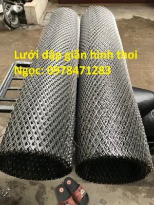 Lưới dập giãn - Lưới thép hình thoi - Lưới quả trám hàng có sẵn