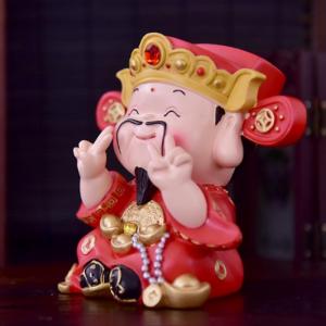 Tượng chibi Thần Tài 14cm may mắn tài lộc