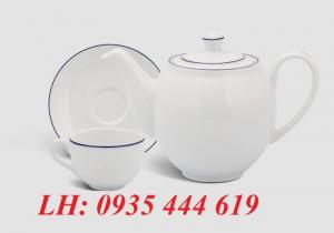 Ấm trà in logo theo yêu cầu tặng quà khách hàng tại Huế