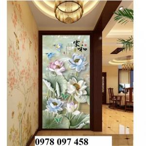 Tranh gạch men 3D vách ngăn phòng
