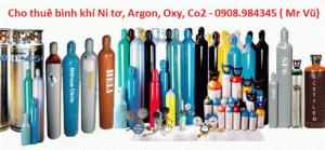 Cho thuê bình khí Ni tơ, Argon, Oxy, Co2