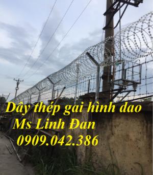 dây thép gai hình dao mạ kẽm
