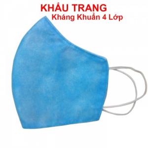 Khẩu Trang Kháng Khuẩn 4 Lớp BK bestke T1 (xanh)