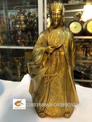 Tượng khổng minh bằng đồng cao 25cm