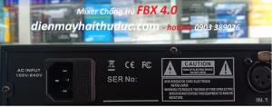 Mixer chống hú FBX 4.0 Chất lượng âm thanh micro chuẩn nhất, không hề làm thay đổi tiếng micro