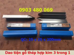 Dao tiện gỗ thép hợp kim 3 trong 1 Fuwangtools