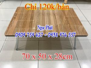 Bàn xếp chân sắt giá rẻ. Bàn ngồi bệt. Bàn sinh viên. Bàn trà sữa. Nệm ngồi. Đệm ngồi bệt. Gối tựa lưng Ngọc Phát