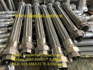 Khớp nối mềm inox mặt bích 10K, khớp nối mềm inox nối mặt bích, khớp nối mềm lắp ren