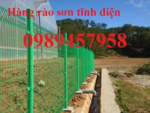 Gia công Hàng rào sơn tĩnh điện phi 5 ô 50x200 và 50x150 mới 100%