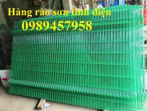 Gia công Hàng rào sơn tĩnh điện phi 5 ô 50x200 và 50x150 mới 100%