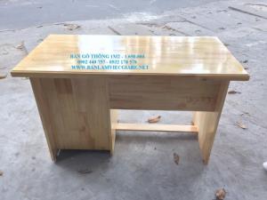 Bàn làm việc gỗ thông 1m2*60 - bao vận chuyển