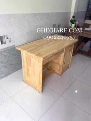 Bàn làm việc gỗ thông 1m2*60 - bao vận chuyển