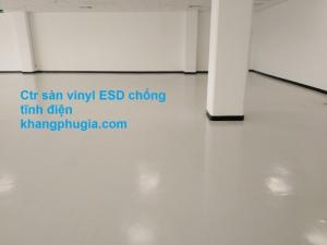 Lắp đặt sàn vinyl chống tĩnh điện